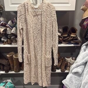Sienna Sky Textured Knit Sweater in Cream